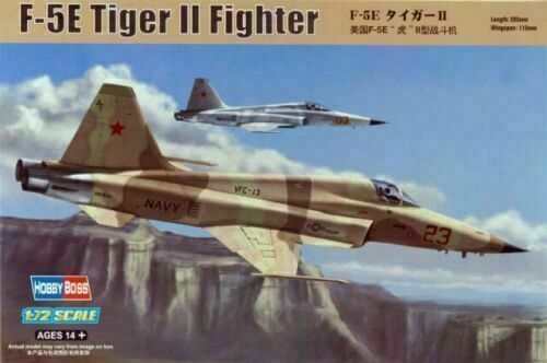 F-5E TIGER II Jet da Caccia per Hobby Boss, Scala 1/72 Kit Modellino in plastica, NUOVO
