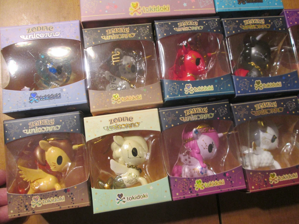 TOKIDOKI ZODIACO UNICORNO SERIE COMPLETA Los 12 Aries Géminis Tauro Cáncer + CONJUNTO Foto 3 de 4