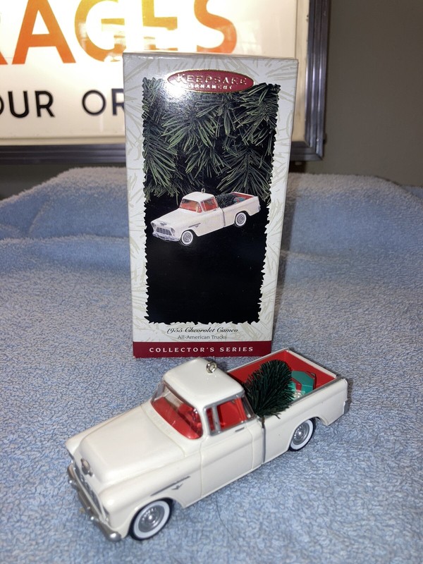 Hallmark Ornament 1955 Chevrolet Cameo All-American Trucks Collector's Series #2