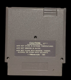 1985 NINTENDO NES THE SIMPSONS BART VS THE SPACE MUTANTS VIDEO GAME JD