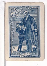 Single Vintage ID Named People, Miniature "The Earl", Playing Card MCH 11-3 B