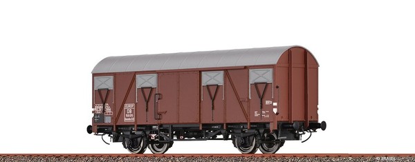 Brawa 50141, Gedeckter GüTerwagen, Db, Neu & Ovp, H0-image
