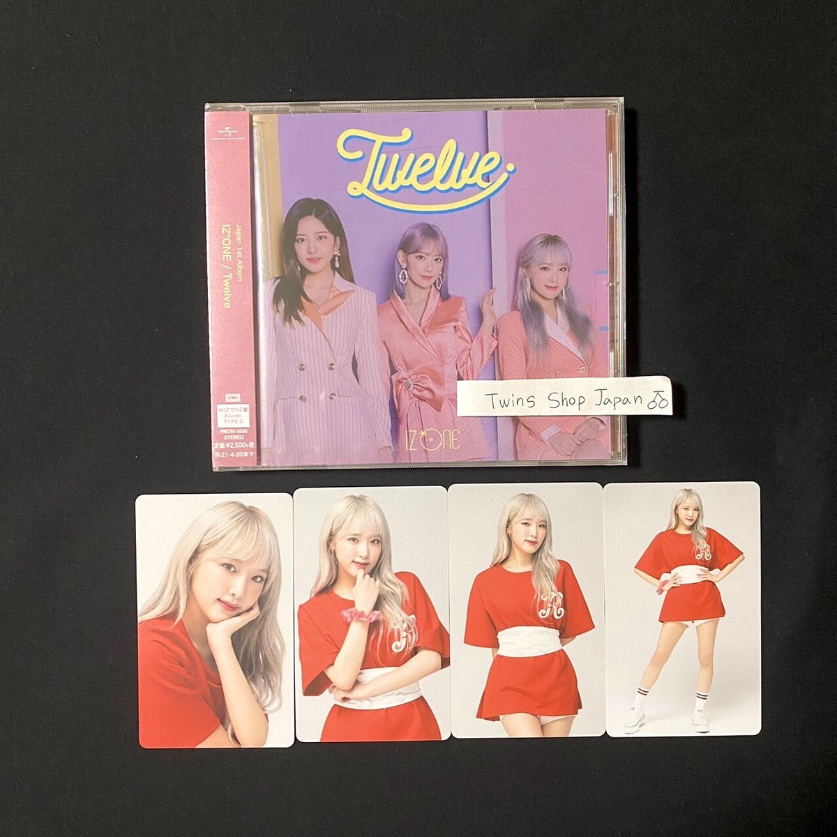 IZ*ONE Japan 1st Album Twelve CD Photocard Photo set IZONE