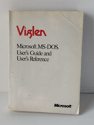 Viglen Microsoft MS-DOS 3.30 User's Guide and User's Reference