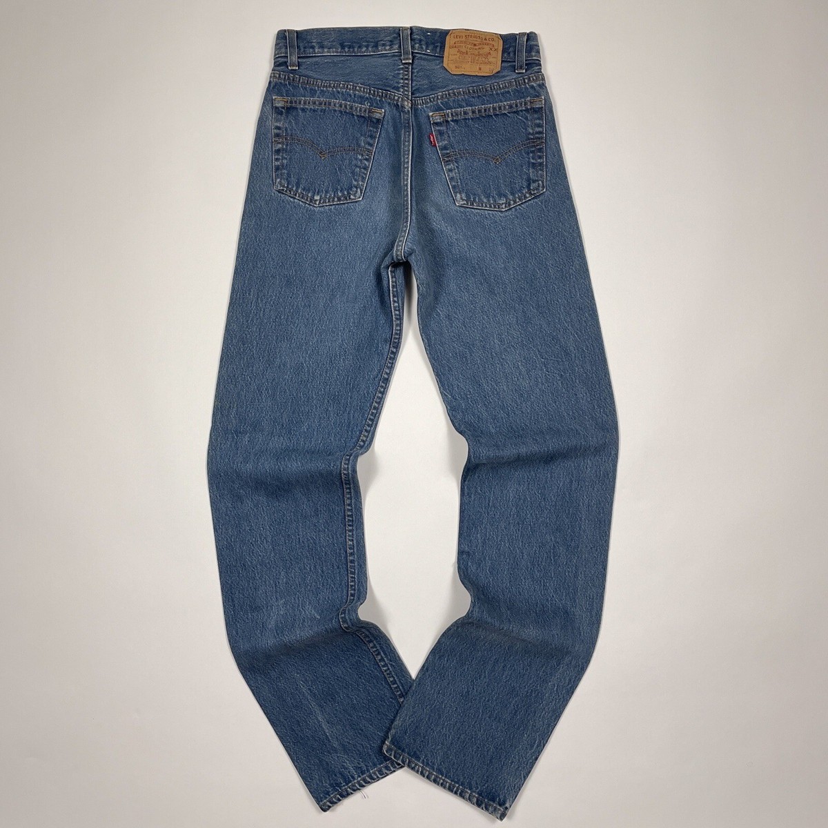 Vintage 1980s-90s Levis 501 Mid Wash Button Fly Denim Jeans