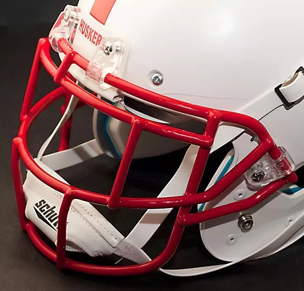 Schutt Super Pro EGOP Football Helmet Facemask Faceguard SCARLET