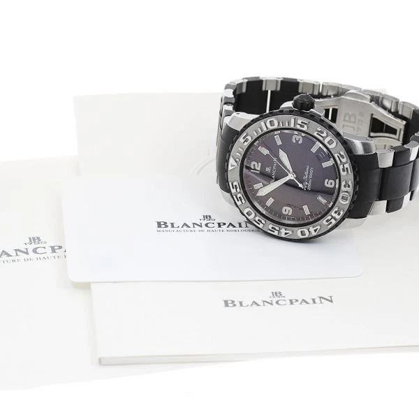 Blancpain — Blancpain Fifty Fathoms 2200.6530.66 40mm SS Black Dial Automatic Watch #C14624