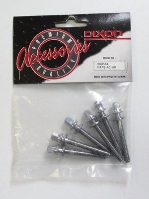 6er Set DIXON Stimm Spann Schraube 40mm 7/32'' Washer  PATS-4C-HP Drum Parts