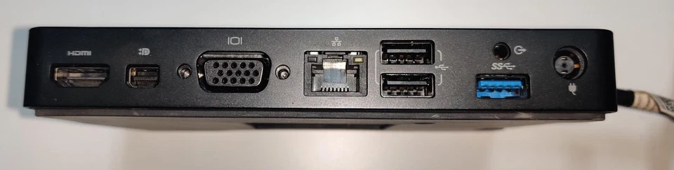Estación de acoplamiento Dell WD15 K17A USB‐C HDMI + MiniDP + VGA Foto 2 de 4