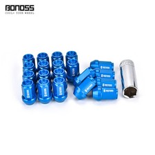 Tuercas de rueda BONOSS 20 piezas nido de abeja azul cielo M14x1,5 para Tesla modelo 3/S/X/Y