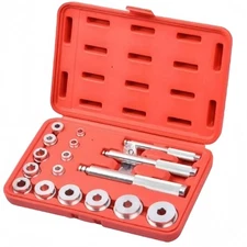 Bushing Seal Installer Remover Bearing Race Set Driver Tool Kit Automotive 17 Pc