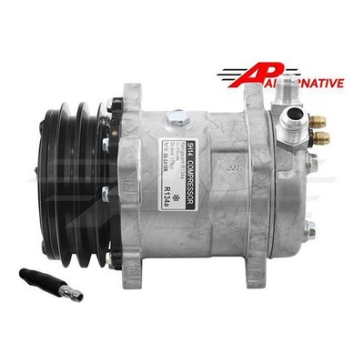 New Compressor for OE Sanden SD5S14 - 132mm 2 Groove Clutch 12V OE#D45070015