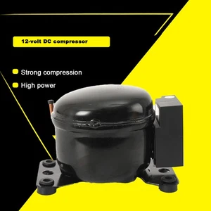 DC 12V Car Refrigeration Air Compressor Fridge Freezer Marine Solar w Controller