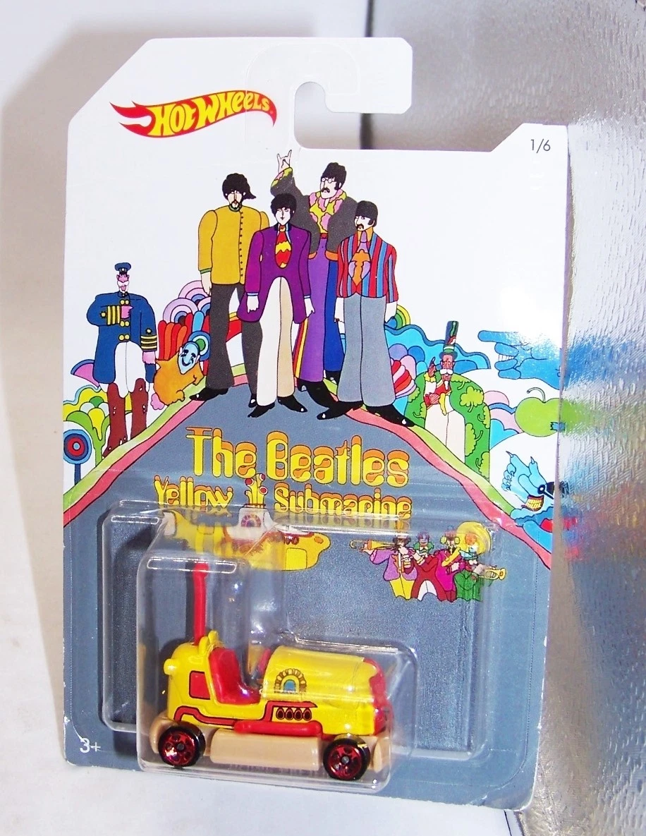 Hot Wheels The Beatles Yellow Submarine Contemporary Diecast Cars