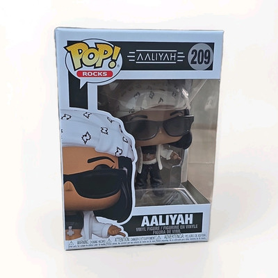 Funko Pop! Rocks Aaliyah Vinyl Figure #209 Music Collectible Standard Size