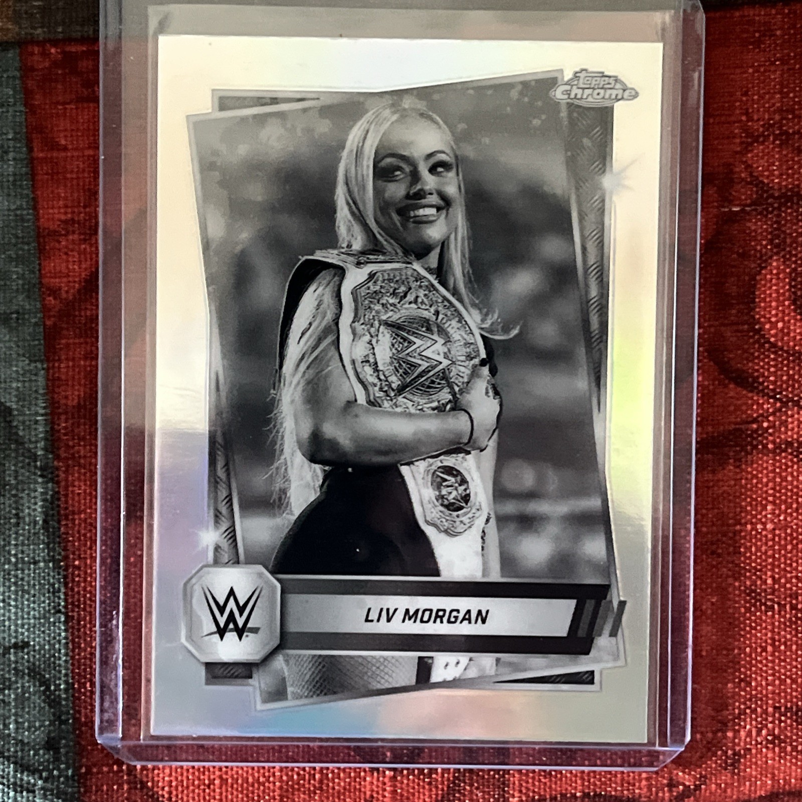 2025 Topps Chrome WWE - Liv Morgan #146 Sepia Refractor