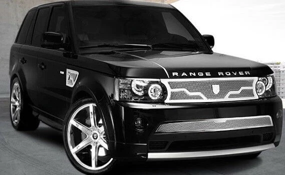 Lexani Complete Grille Kit for 2010-2011 Range Rover LG-641002 (Black Mesh) - Image 2 of 2