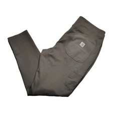 Carhartt Force Utility Leggings Womens XL Olive Green Slim Fit Work