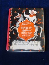 Vintage Ronrico Official Mixtro's Guide Rum Drink Recipe Book Bar Bartender Zz5