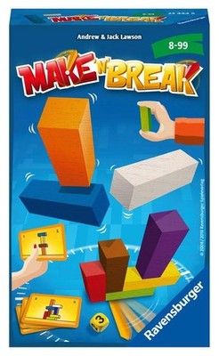 Ravensburger 23444 - Make 'n' Break, Mitbringspiel für 2-4 Spieler, Kinders