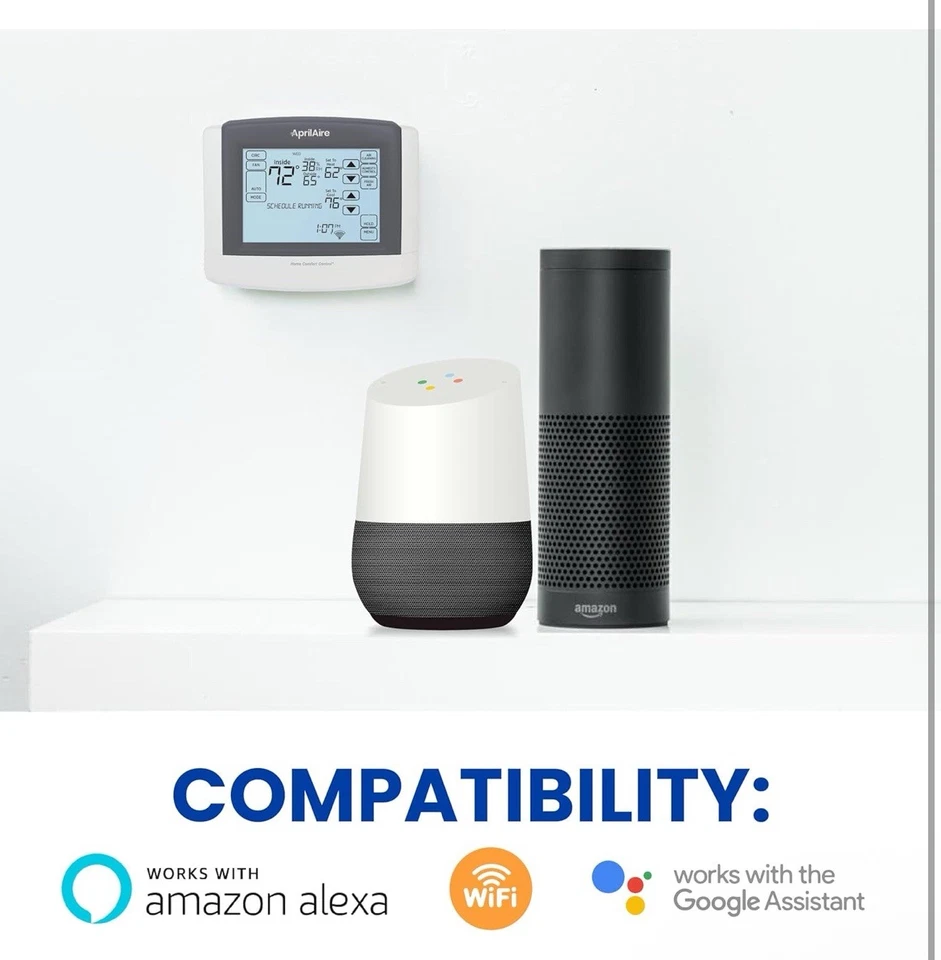 AprilAire 8910W Wi-Fi Programmable Touchscreen Thermostat with IAQ Control New - Image 4 of 4