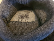 Raffi Mens The Percy Extra Fine Merino Wool Turtleneck Charcoal XXL