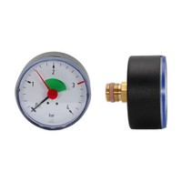 "Manometer 1/4\" Hinten, 0-4 Bar, GehäUse 63Mm"