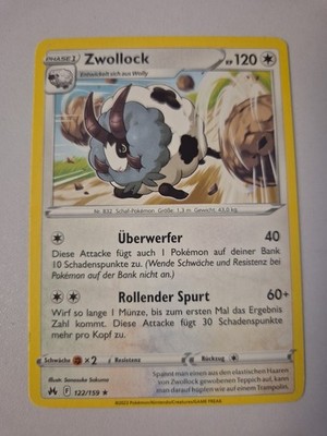 Zwollock 122/159 Zenit der Könige Pokemon Karte Deutsch