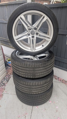 Set of 4 Audi 18 Inch S-Line Alloys & Tyres