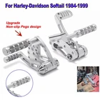 SOFTAIL 1984/1999 POLISHED FORWARD CONTROLS FOR HARLEY HERITAGE FXST FXSTC FLSTF