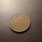 1918 Canada Large Cent (Gd12) King George V Canadian Penny Copper Coin Cent