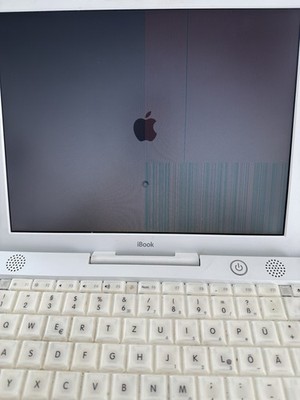 Apple iBook G4 12zoll A1005 2002 Display Defekt Ersatzteilspender