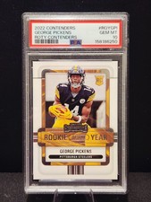 2022 Contenders Rookie of the Year Contenders George Pickens #ROYGPI (RC) PSA 10