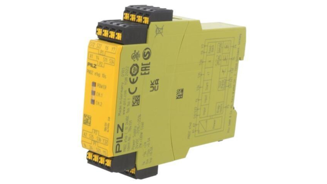 PZ-784131 Module: Safety Relay, Uzas: 24VDC, Input: 2, Output: 4, IP40 /T2UK