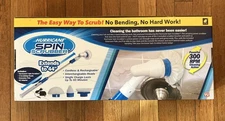 Hurricane Spin Scrubber Power Scrubber Cordless Rechargeable w/3 Brushes NEW