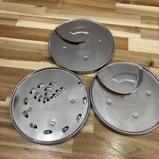 Cuisinart DLC-8 Food Processor Set 3 Replacement Slicing Shredding Blade Discs