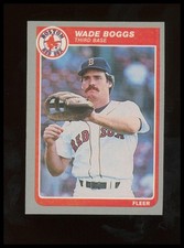 1985 Fleer #151 Wade Boggs Baseball Card