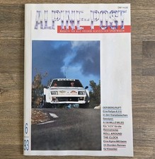Renault ALPINE Post 6/1993 A310 Rallye/A106 Mille Miles/1600S Prospekt/brochure