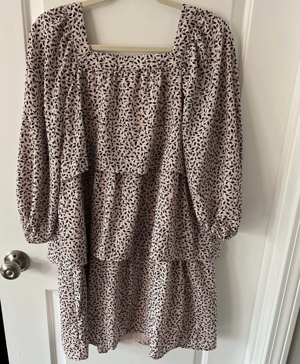 VETEMENTS Mini abito con volant a strati a strati Who What Wear taglia XS