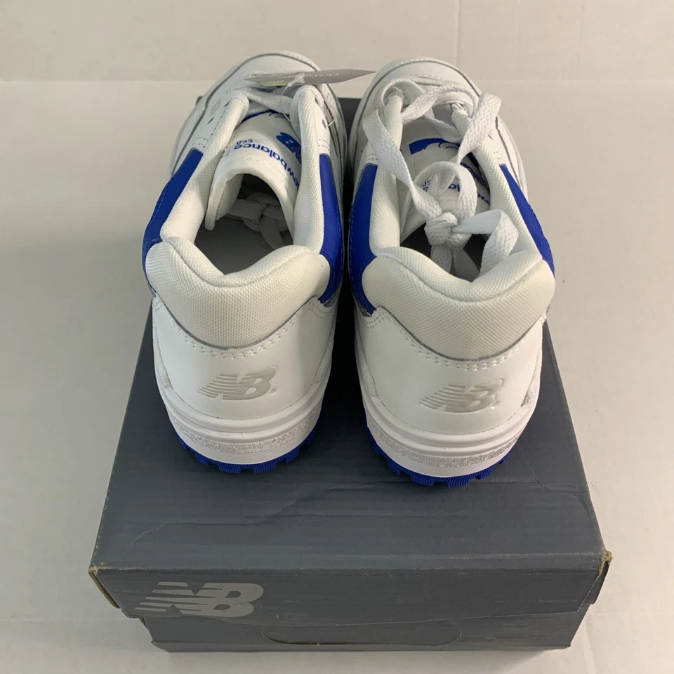 Men's Size 7 New Balance 550 White Cobalt Summer Fog BB550SWC Sneakers - Image 4 of 4