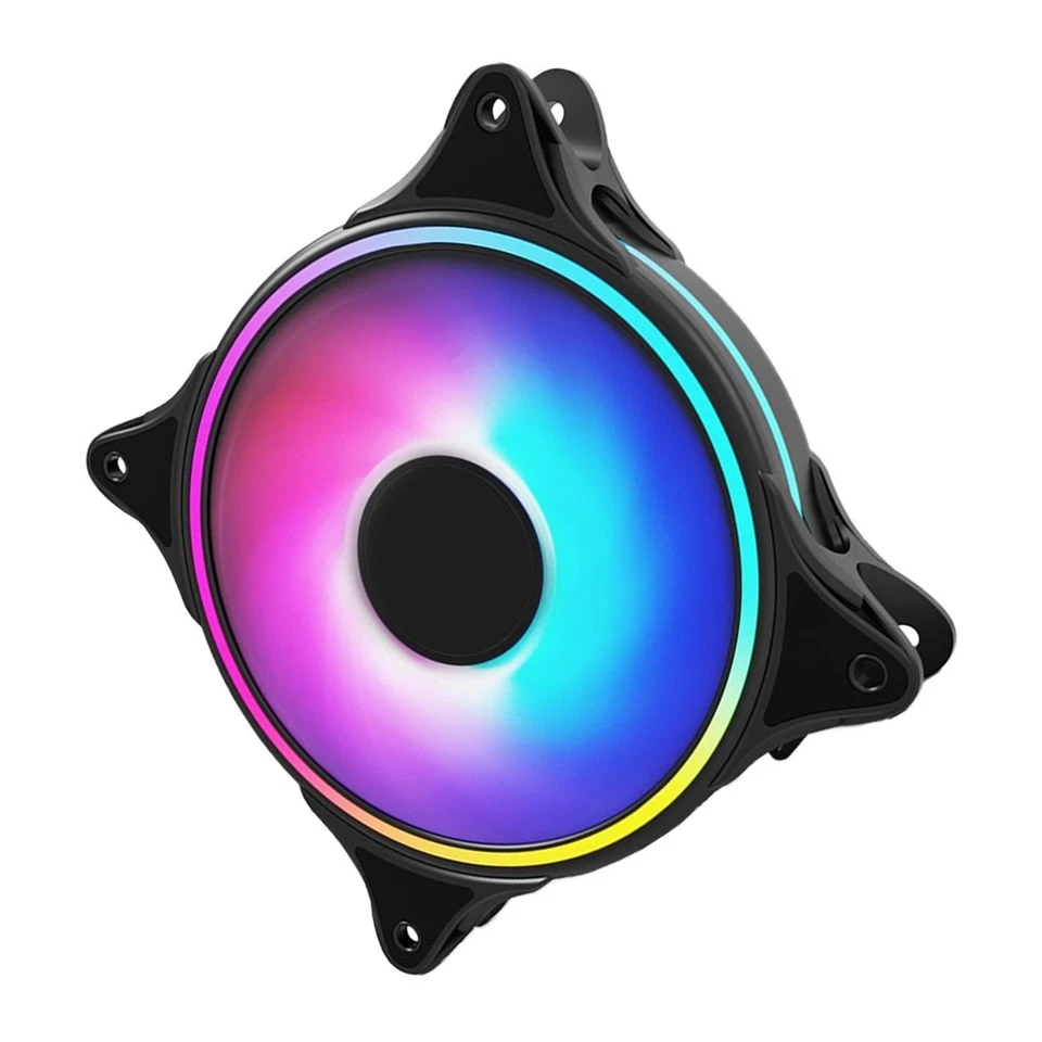 Cooling Fan Desktop 12cm Computer Radiator ARGB Chassis Air Cooler 12V Fan