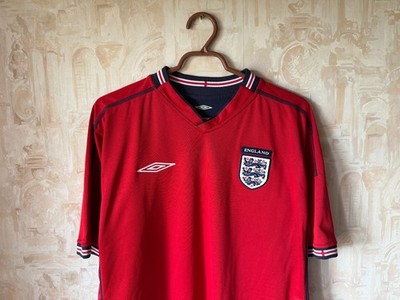 England football shirt 2002-2004 Double Sided Jersey Umbro Mens