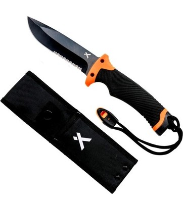 Bear Grylls Ultimate Knife - Fixed Blade Full Tang Blade, Serrated Edge, Whistle