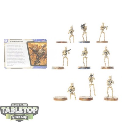 Separatisten - 9 x B1 Battle Droids - bemalt