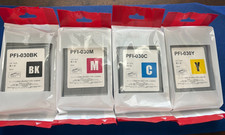 PFI-030 Ink Tank 4 Pack BK M C Y 55ml PFI-030BK PFI-030M PFI-030C PFI-030Y Canon