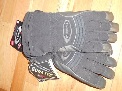 Olympia 4298 Gore-Tex n Commander Men's Black Leather Motorcycle Gloves  Smal
