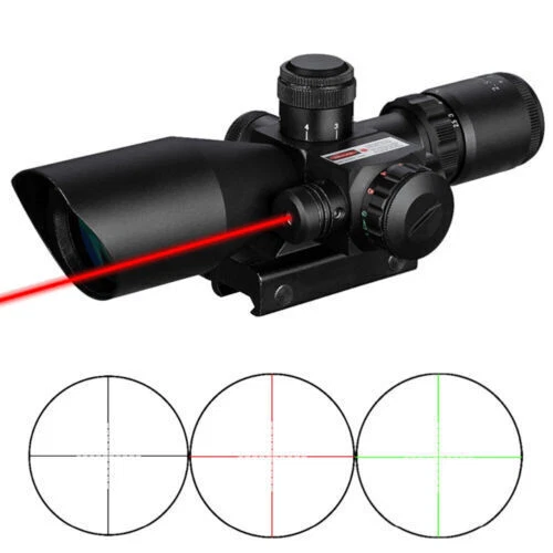 Holographic 2.5-10X40 Riflescope Red/Green Dot Sight 20mm Rail with Red Laser UK - Image 4 of 4