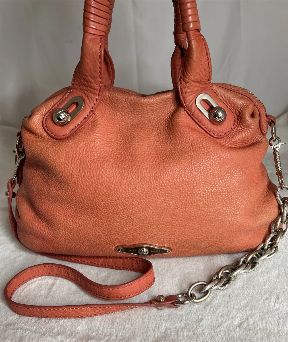 Elliott Lucca coral soft leather hobo bag