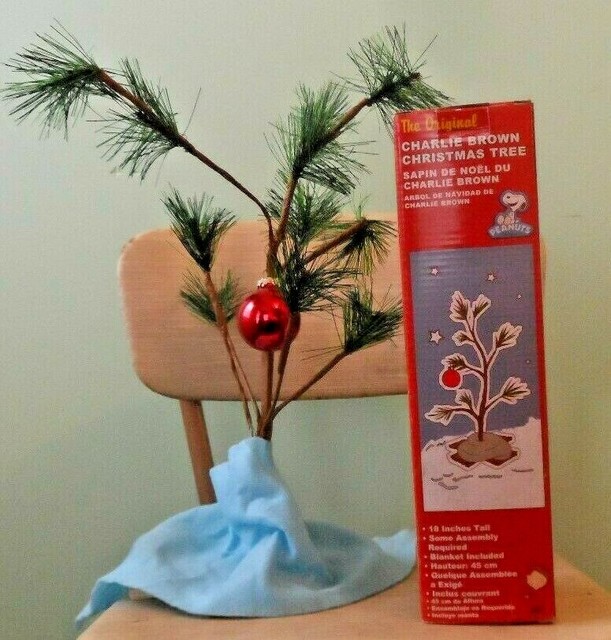 Iob The Original Charlie Brown Christmas Tree Snoopy Peanuts 18 For Sale Online