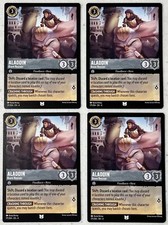 4x Disney Lorcana Ursula’s Return ALADDIN - Brave Rescuer 171/204 NON FOIL
